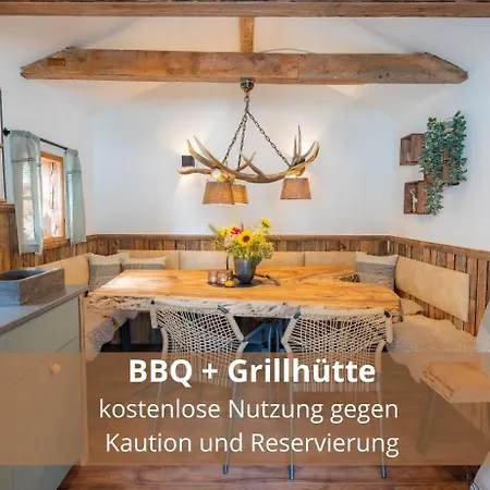 Waldhaeusl Luxurioese Mit Sauna & Whirlpool, Kamin, Balkon Oder Terrasse Mit Bergblick * 하일리겐불루트