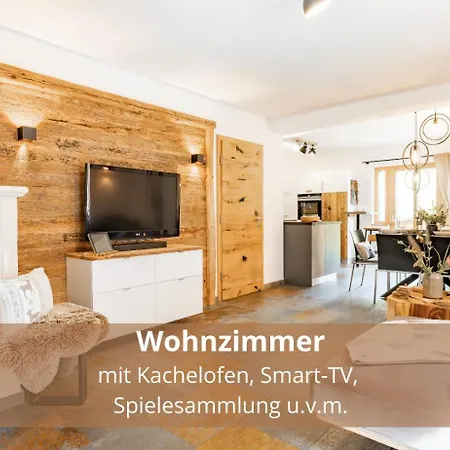 Appartement Waldhaeusl Luxurioese Mit Sauna & Whirlpool, Kamin, Balkon Oder Terrasse Mit Bergblick