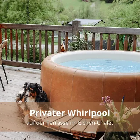 Appartement Waldhaeusl Luxurioese Mit Sauna & Whirlpool, Kamin, Balkon Oder Terrasse Mit Bergblick *