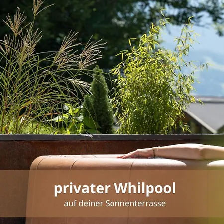 Appartement Waldhaeusl Luxurioese Mit Sauna & Whirlpool, Kamin, Balkon Oder Terrasse Mit Bergblick *