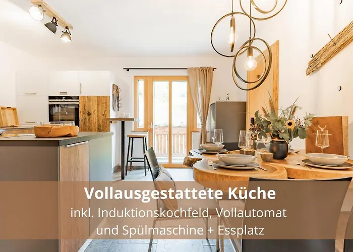Waldhaeusl Luxurioese Mit Sauna & Whirlpool, Kamin, Balkon Oder Terrasse Mit Bergblick Apartman