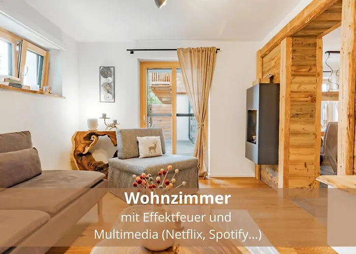 Waldhaeusl Luxurioese Mit Sauna & Whirlpool, Kamin, Balkon Oder Terrasse Mit Bergblick Heiligenblut